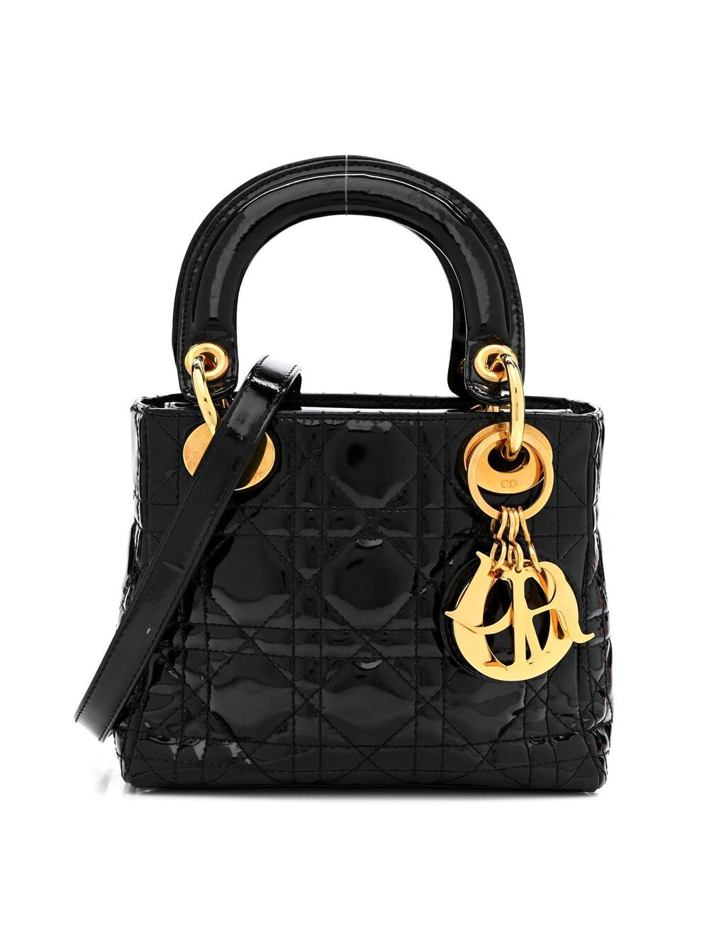 Christian Dior Patent Cannage Mini Lady #279504C20B